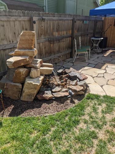 Large stonework and hardscape design project in Fort Collins